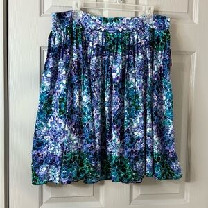 Liz Claiborne| Deep Lavender | Multicolor | Skirt | Size 14 | NWT